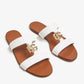 DOLCE & GABBANA DG logo calfskin slide sandals