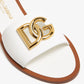 DOLCE & GABBANA Calfskin slide sandals
