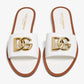 DOLCE & GABBANA Calfskin slide sandals