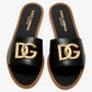 DOLCE & GABBANA DG logo flat sandals