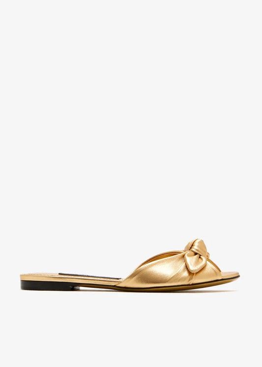 DOLCE & GABBANA Bow nappa sandals
