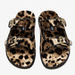 DOLCE & GABBANA Printed velvet slide sandals