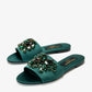DOLCE & GABBANA Gemstone satin sandals