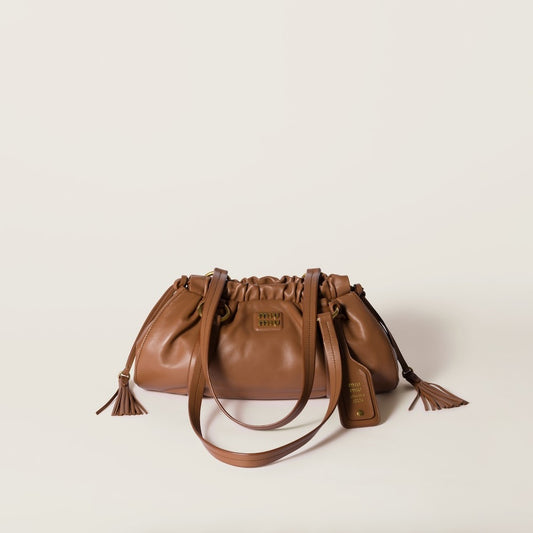 Miu Miu Joie Nappa Leather Bag