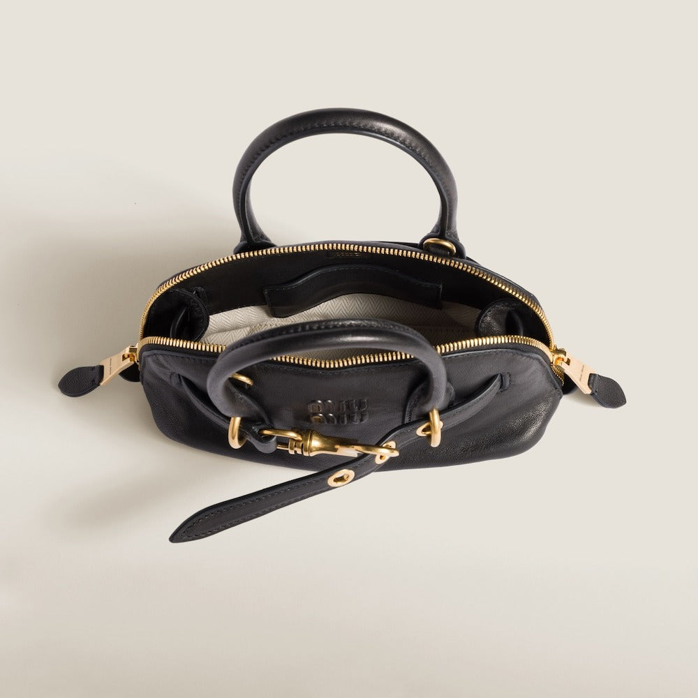 【関税&送料込】Miu Miu Black Leather Mini Aventure Handbag 24965999_55071857_600.jpg