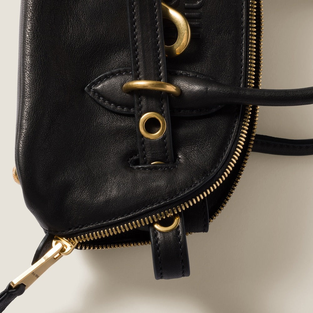 【日本入手困難】Aventure mini nappa leather bag Briarwood Aventure Mini Nappa Leather Bag | Miu Miu