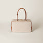 Miu Miu Beau Canvas And Leather Bag