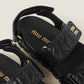 Sporty Matelassé Nappa Leather Sandals