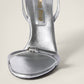 Metallic Leather Sandals