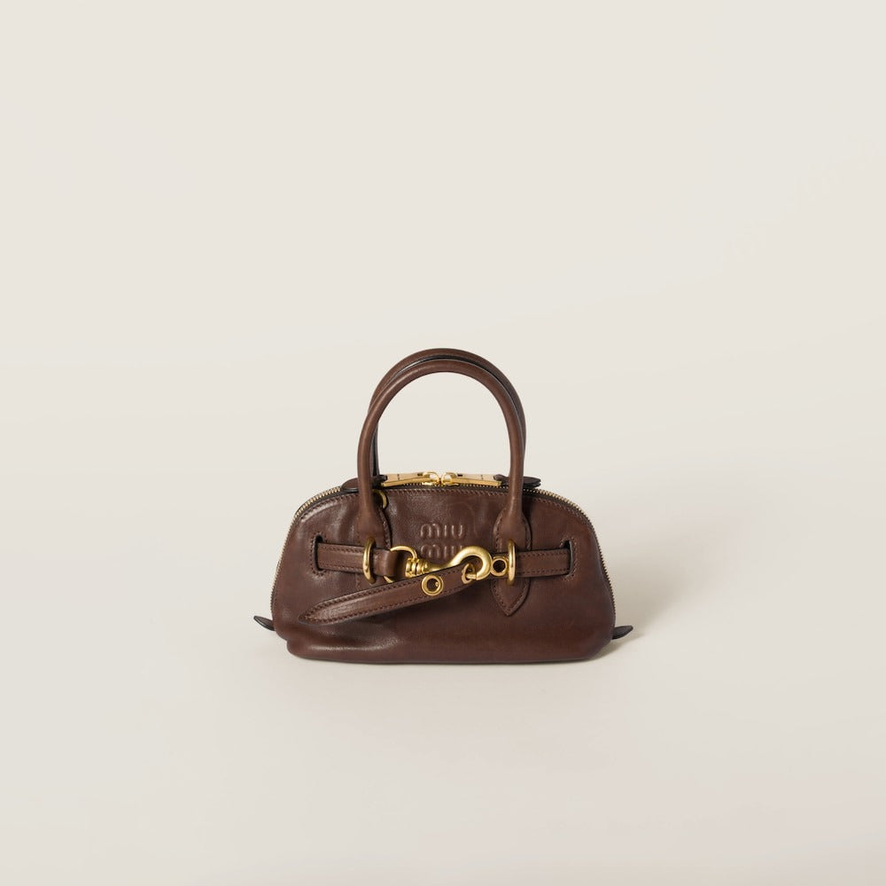Miu Miu Aventure Mini Nappa Leather Bag – Elegant Boutique