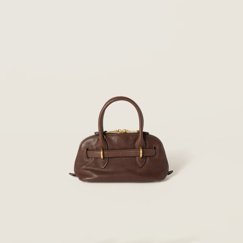 Miu Miu Aventure Mini Nappa Leather Bag – Elegant Boutique