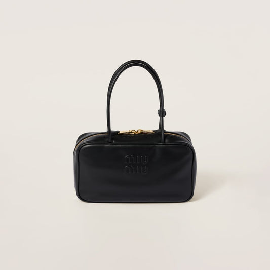 Miu Miu Beau Leather Top-Handle Bag