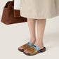 Faded Suede Clogs