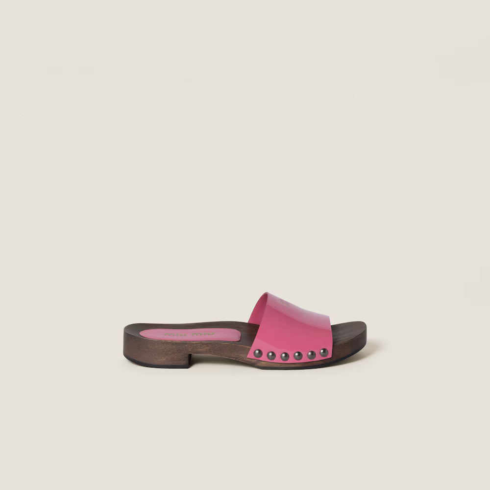 Patent Leather Clogs
