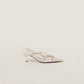 Patent Leather Slingbacks with Buckles