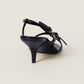 Patent Leather Sandals with Buckles