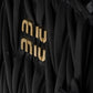 Miu Miu Matelassé Nappa Leather Tote