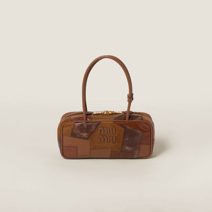 Miu Miu Beau Leather Patchwork Bag