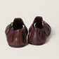 Ruches Nappa Leather Fisherman's Sandals