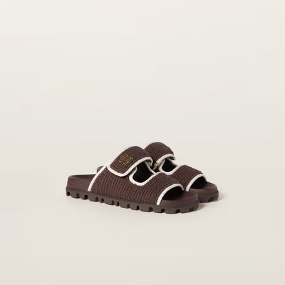 Crochet Knit Slides