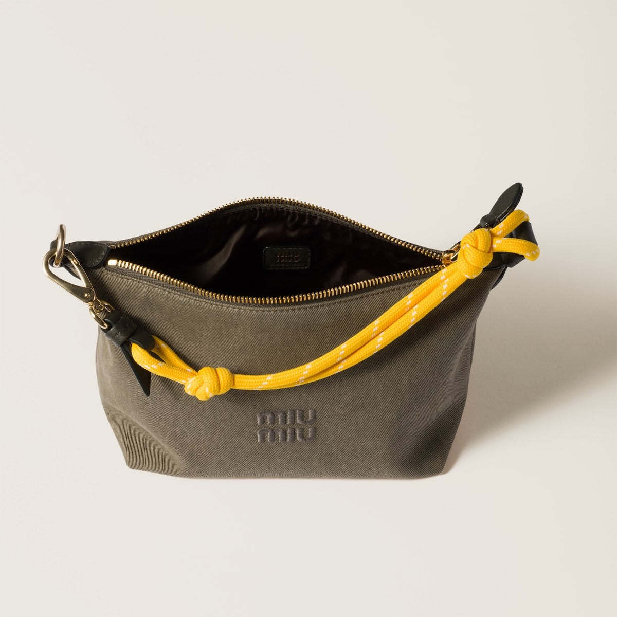 MIU MIU♦ Gabardine pouch Miu Miu Gabardine Pouch | Saks Fifth Avenue