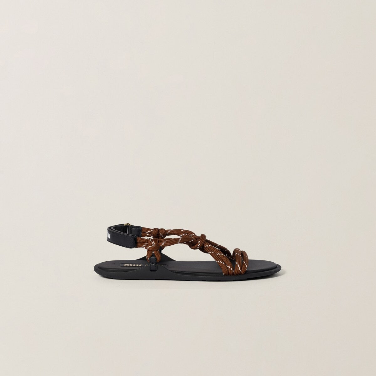 Riviere Cord and Leather Sandals