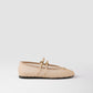 Mesh Fabric Ballerinas