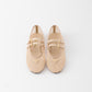 Mesh Fabric Ballerinas