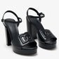 DOLCE & GABBANA Calfskin platform sandals