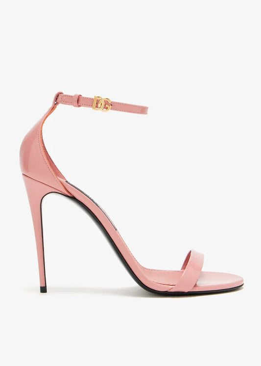 DOLCE & GABBANA Polished calfskin sandals
