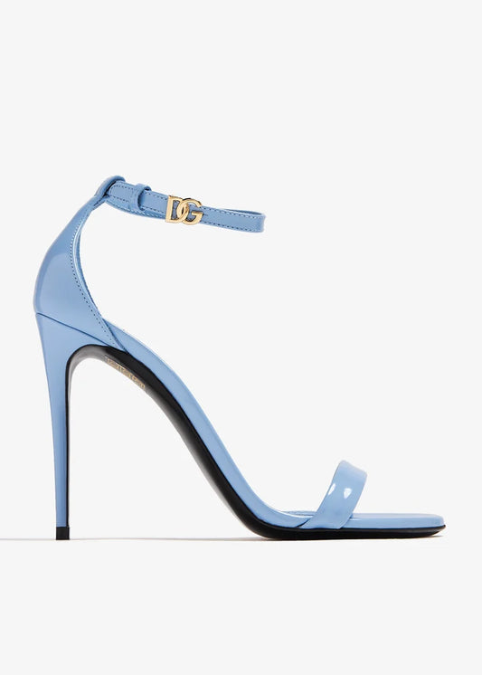 DOLCE & GABBANA Polished calfskin sandals