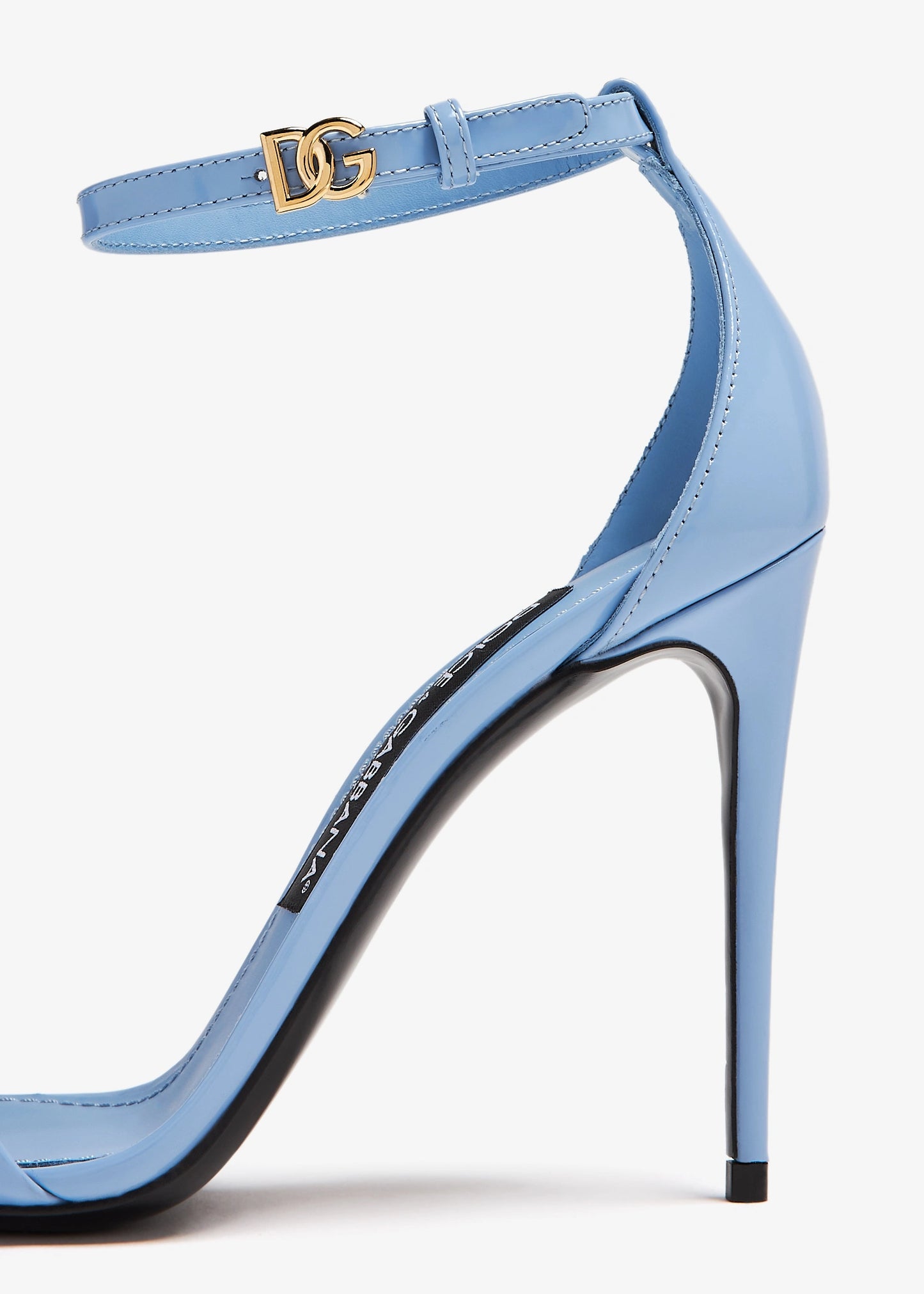 DOLCE & GABBANA Polished calfskin sandals
