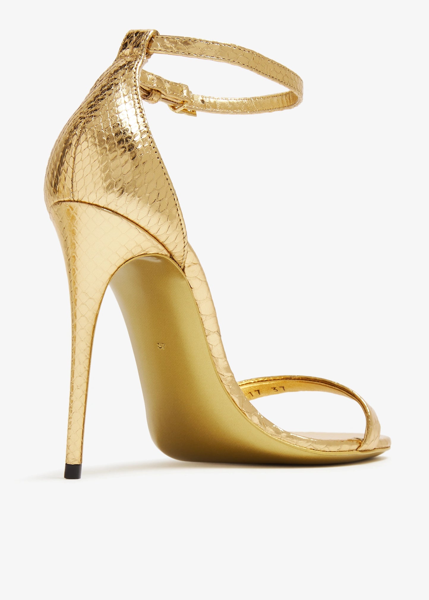 DOLCE & GABBANA Python skin sandals