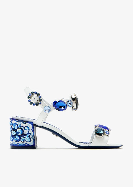 DOLCE & GABBANA Crystal-embellished sandals