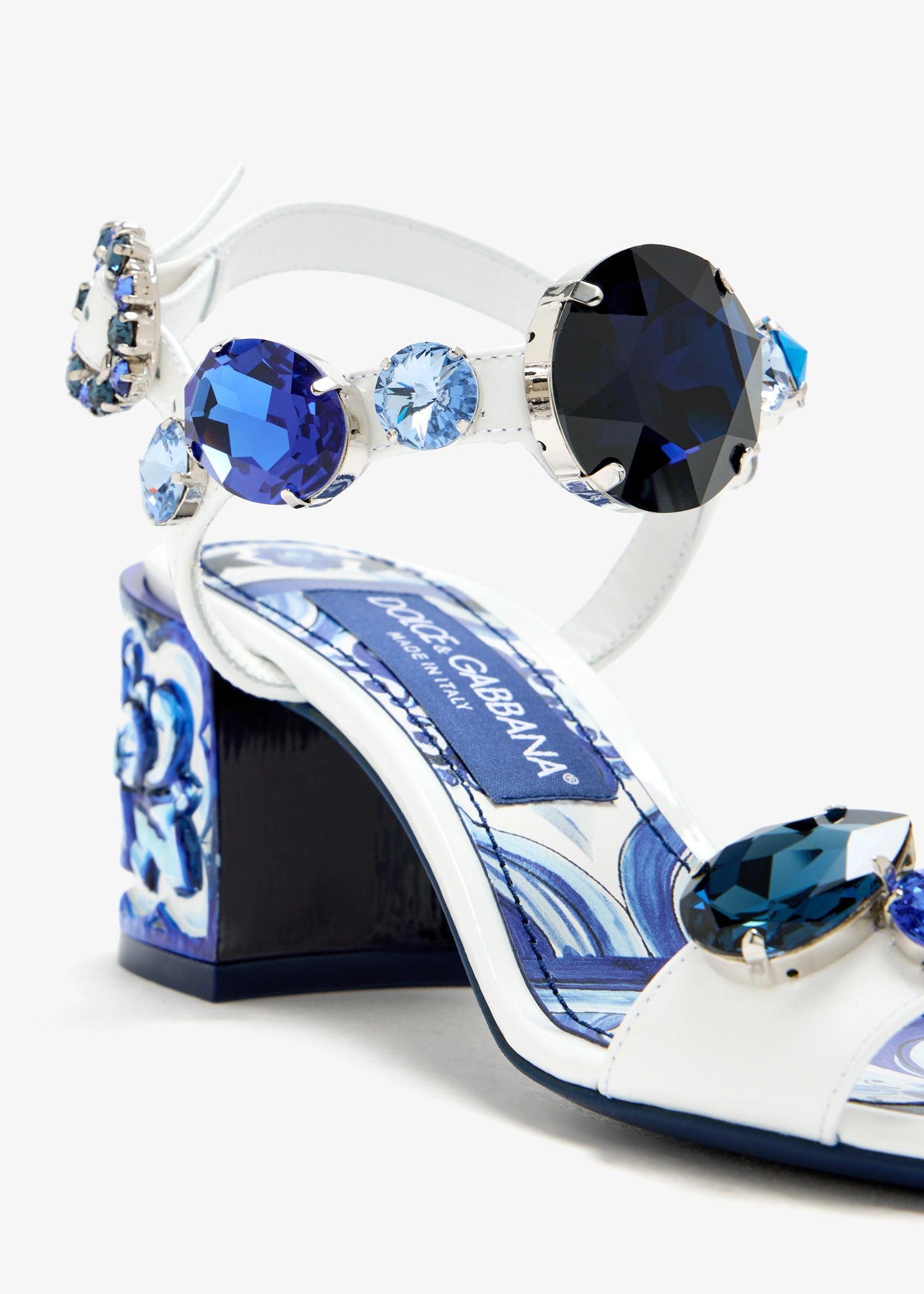 DOLCE & GABBANA Crystal-embellished sandals