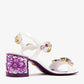 DOLCE & GABBANA Maiolica jewel sandals