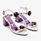 DOLCE & GABBANA Maiolica jewel sandals