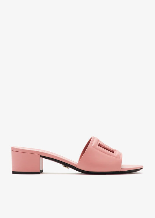 DOLCE & GABBANA DG logo calfskin sandals