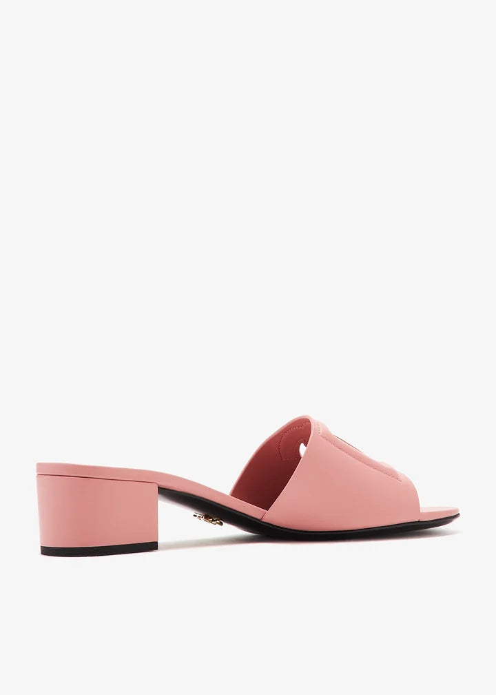 DOLCE & GABBANA DG logo calfskin sandals