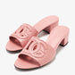 DOLCE & GABBANA DG logo calfskin sandals