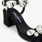 DOLCE & GABBANA Gemstone satin sandals