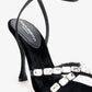 DOLCE & GABBANA Gemstone satin sandals