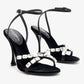 DOLCE & GABBANA Gemstone satin sandals