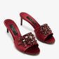 DOLCE & GABBANA Gemstone embellished mules