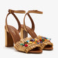 DOLCE & GABBANA Gemstone Raffia Sandals