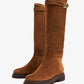 DOLCE & GABBANA DG logo suede boots