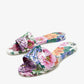 DOLCE & GABBANA Bianca floral-print slide sandals
