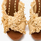 DOLCE & GABBANA Raffia wedge sandals