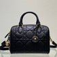 Quilted Dome-Shaped Handbag