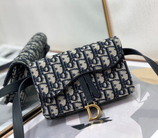 Monogram Envelope Clutch